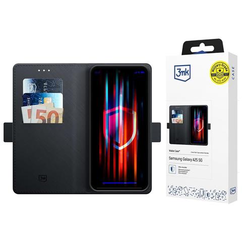 Custodia Portafoglio Per Samsung Galaxy A25 5g - Nera - Foto 1