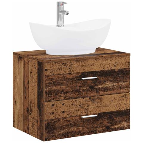 Set di mobili per il bagno Legno antico Legno ingegnerizzato - Foto 1