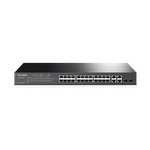 T1500-28PCT Fast Ethernet 24-Port 10/100Mbps + 4-Port Gigabit Smart PoE+ Switch - Foto 3