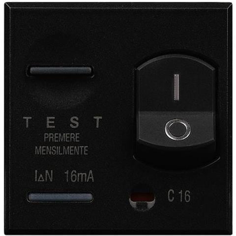 Interruttore Automatico Differenziale 2p Con 1p Protetto I Differ. 10ma 10a 230v A. c. Potere Di Interruzione 3 Ka Antracite - Foto 5