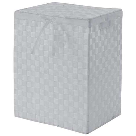 Cesto Portabiancheria Rettangolare Stan Bianco - Foto 1