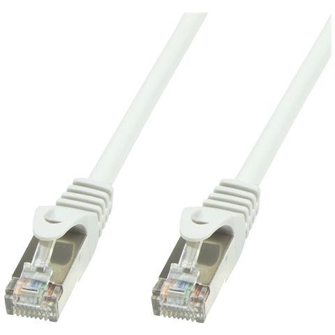 ICOC LS6-030-WHT - Cavo di rete Patch in rame Cat. 6 Bianco SFTP LSZH 3m - Foto 1