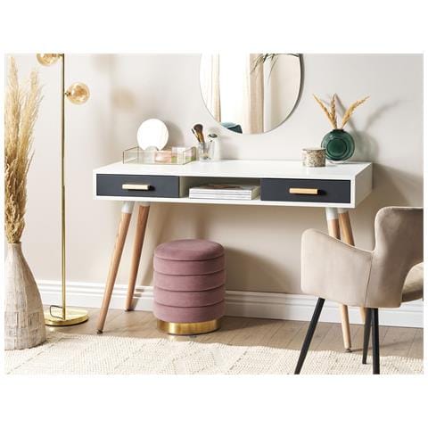 Toeletta Scrivania Frisco Grigio 120 Cm 45 Cm Con Contenitore - Foto 9