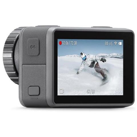 Action Cam Osmo Action Sensore CMOS 12 Mpx Video 4K HDR Wi-Fi Impermeabile Colore Antracite - Foto 2