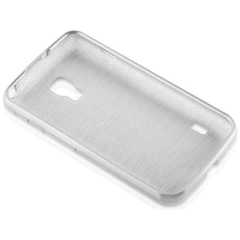 Custodia Compatibile Con Lg L7 Ii (2.gen 2.sim) In Argento - Coperchio Protettivo In Silicone Tpu Flessibile Con Design Spazzolato - Foto 6