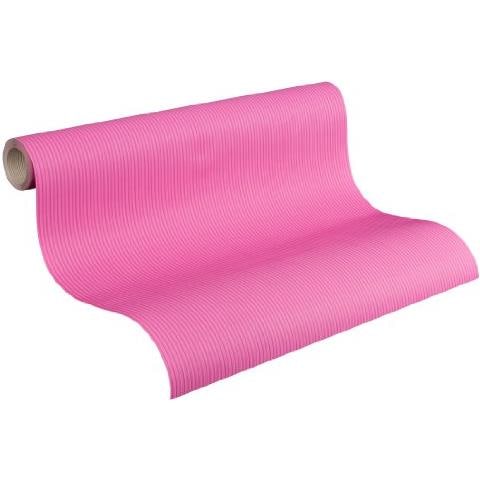 Boys And Girls 4 908759 - Carta Da Parati A Righe, Colore: Rosso / viola - Foto 1