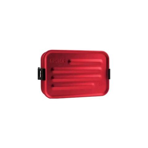 Metal Box Plus S, Lunchbox 0,8 L, Moderno Contenitore Per Il Pane Con Pratico Inserto, Portapane Leggero In Alluminio Con Divisorio, Alluminio, Rosso, S - Foto 4