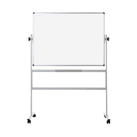 Lavagne Cancellabili Revolver - Magnetica Doppia Girevole Bianca - 150x120 Cm. Bianco - Qr0403 - Foto 1