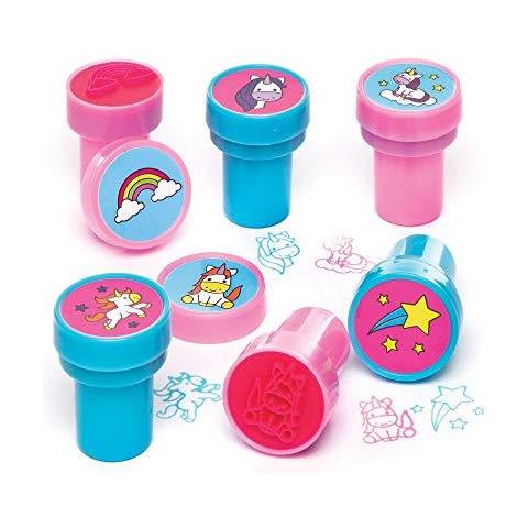 Unicorn Auto-inchiostrazione Delle Matrici Per Le Arti E Mestieri - Giocattoli Della Novit Per I Bambini Partito Perfetto Loot O Premio Bag Filler (confezione Da 10)  - Foto 1