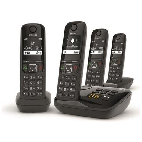 Telefono Fisso Gigaset As690 A Quattro Nero - Foto 2