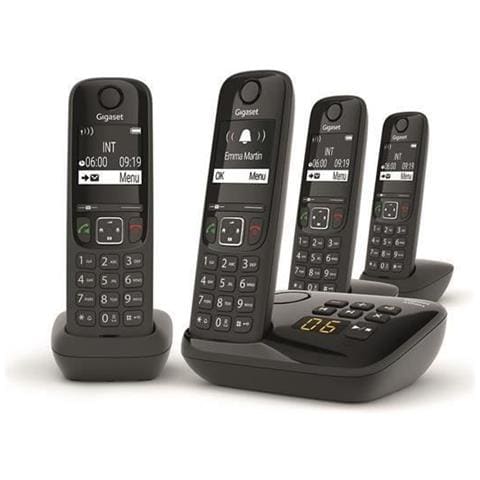 Telefono Fisso Gigaset As690 A Quattro Nero - Foto 1