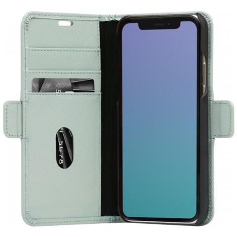 Milano - Custodia A Portafoglio Per Iphone Xs / x - Verde Menta - Foto 2