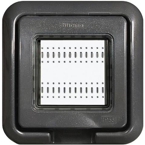 Coperchio Ip55 Per Installazione Incassata In Scatole 502e Di 2 Moduli Livinglight E Luna Colore Antracite - 24602l - Foto 1