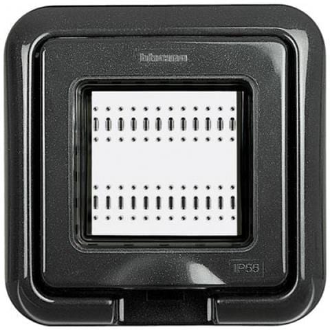 Coperchio Ip55 Per Installazione Incassata In Scatole 502e Di 2 Moduli Livinglight E Luna Colore Antracite - 24602l - Foto 2
