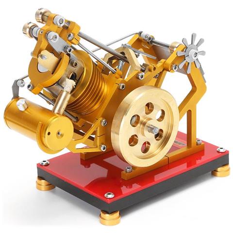Modello Motore Stirling Funzionante - Kit Educativo In Lega Di Zinco Per Esperimenti Di Fisica