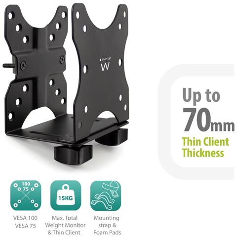 EW1517 base e supporto per PC /workstation All-in-One 5 kg Nero - Foto 2