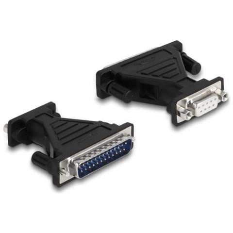 61314 Adattatore Per Inversione Del Genere Dei Cavi Usb A Rs-232 Nero - Foto 2