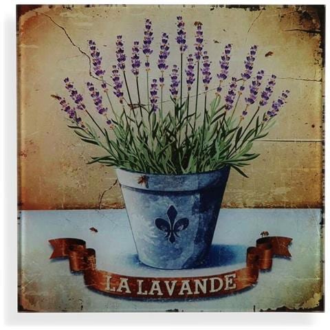 Quadro Lavanda Cristallo 1 X 30 X 30 Cm - Foto 1