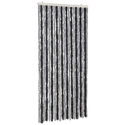 Tenda Antimosche Grigia E Nera 100x220 Cm In Ciniglia - Foto 2