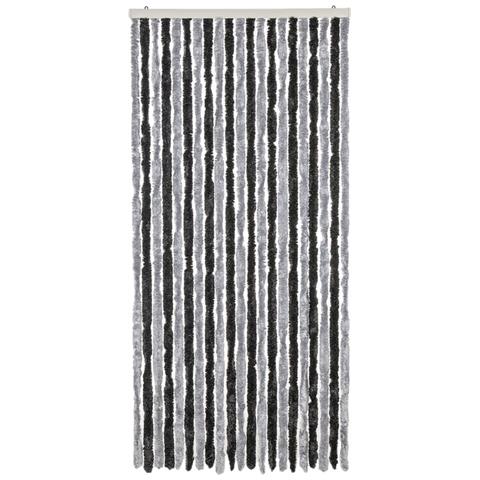 Tenda Antimosche Grigia E Nera 100x220 Cm In Ciniglia - Foto 3