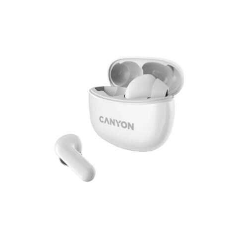 CNS-TWS5W cuffia e auricolare Wireless In-ear Chiamate /Musica /Sport /Tutti i giorni USB tipo-C Bluetooth Bianco - Foto 1
