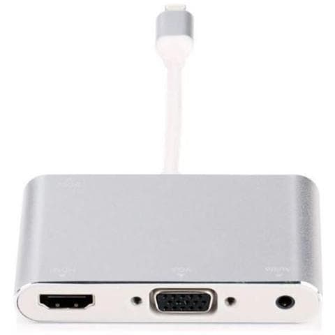 LIGHT-HUB4 hub di interfaccia Lightning 480 Mbit /s Argento - Foto 1