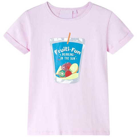 Maglietta Da Bambina Rosa Tenue 128 - Foto 1