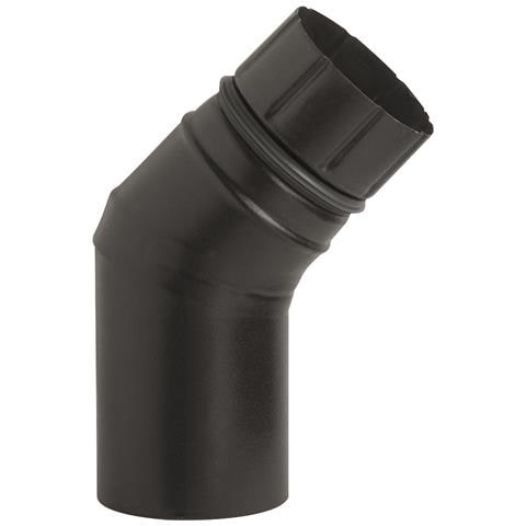 Tubo Gomito 45° Per Stufe Eco - 8cm - Foto 1