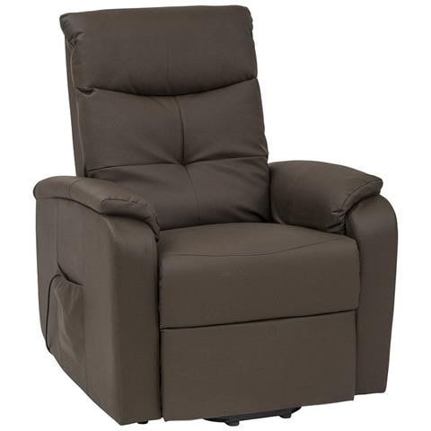 Poltrona Relax In Ecopelle Elettrica Reclinabile Per Interni - Foto 1