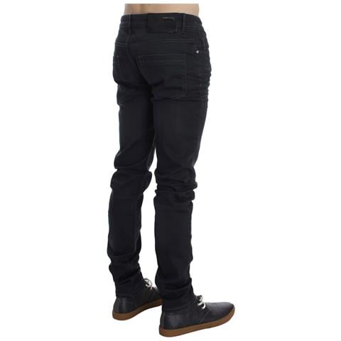 Jeans Slim Fit In Cotone Elasticizzato Grigio - W34 - Foto 1