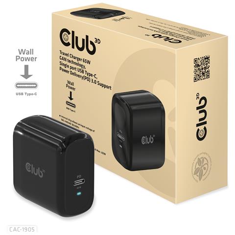 CAC-1905 Caricabatterie per dispositivi mobili Universale Nero AC Interno - Foto 3