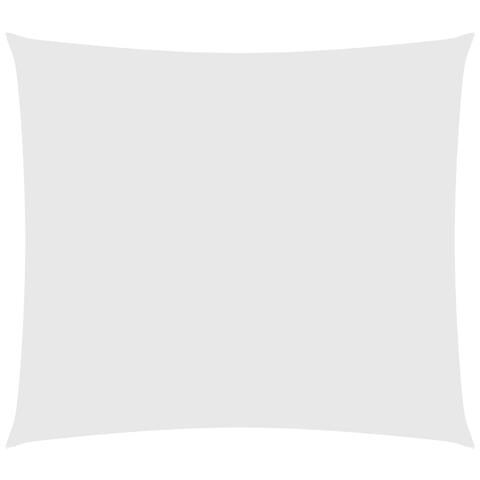 Parasole A Vela In Tessuto Oxford Rettangolare 2,5x3 M Bianco - Foto 1