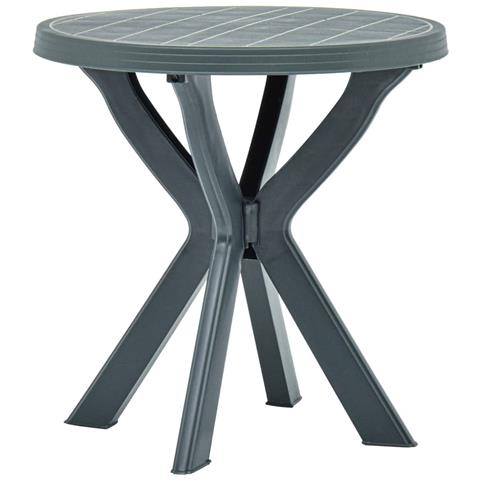 Tavolo Da Bistrot Verde Ø70 Cm In Plastica - Foto 2