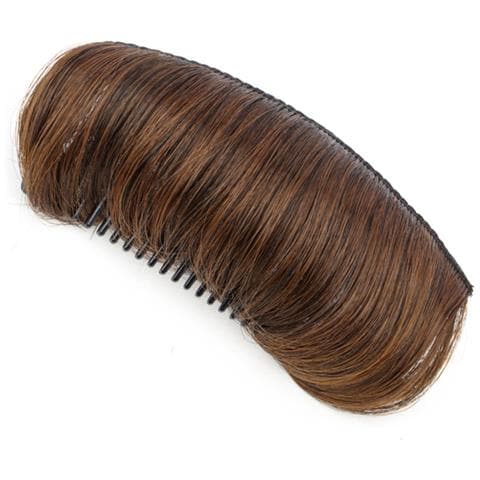 Cuscinetto Naturale Per Capelli Da 10 Cm - Pettine Inserto Volumizzante Lightbrown - Foto 2