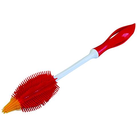 Spazzola Per Biberon In Silicone 35 Cm, Rossa, Spazzola Per Vetri, Spazzola Per Lavastoviglie, Spazzola Per La Pulizia Di Biberon E Tettarelle, Bicchieri, Vasi, Ecc. - Foto 1