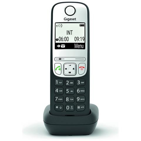 A690HX Telefono analogico /DECT Identificatore di chiamata Nero, Argento - Foto 2
