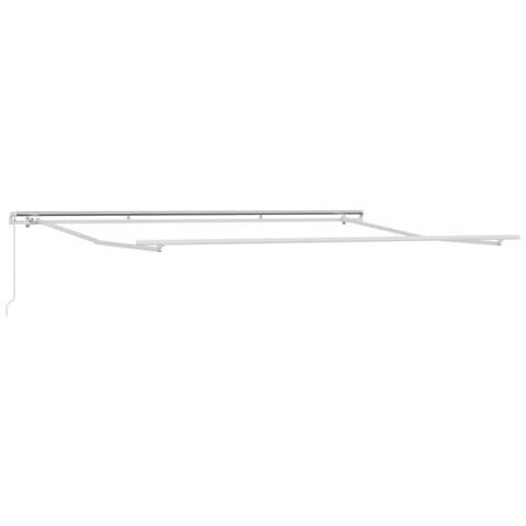 Tenda da Sole Bianco 4 × 3 m Metallo - Foto 1