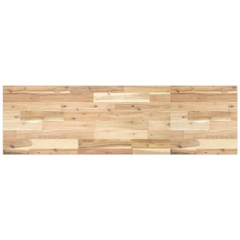 Ripiano a Parete 160x40x2 cm Legno Massello Acacia Non Trattato - Foto 1