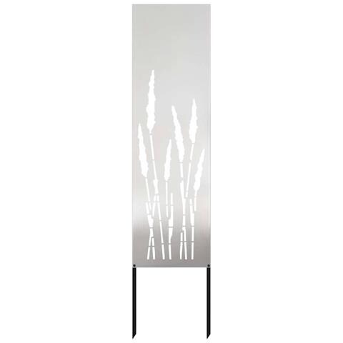 Schermo per privacy in giardino Traforo Argento 32 x 140 cm - Foto 1