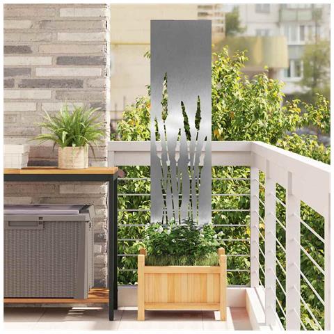 Schermo per privacy in giardino Traforo Argento 32 x 140 cm - Foto 2