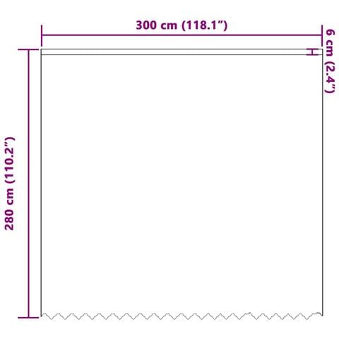 Tende con tende Bianco 300 x 280 cm Poliestere - Foto 8