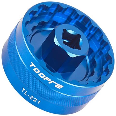 Strumento Per Movimento Centrale Bici - Chiave A Bussola In Lega Di Alluminio Per Rimozione E Installazione Guarnitura Mountain Bike Blue - Foto 2