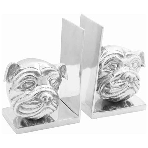 Fermalibri 2 pcs Argento 8 x 12 x 16.5 cm Alluminio - Foto 2