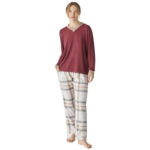 Pigiama Da Donna A Maniche Lunghe Jjbep1401 - Foto 1