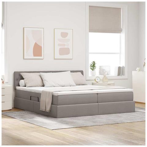 Letto con Contenitore Talpa 180 x 200 cm Pelle Sintetica - Foto 2