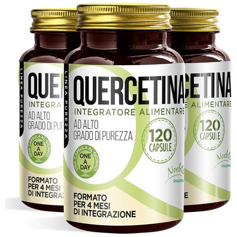 Quercetina 200 mg 120 Capsule - Alto Grado di Purezza - Flavonoide in Capsule Vegetali (Confezione tripla) - Foto 2