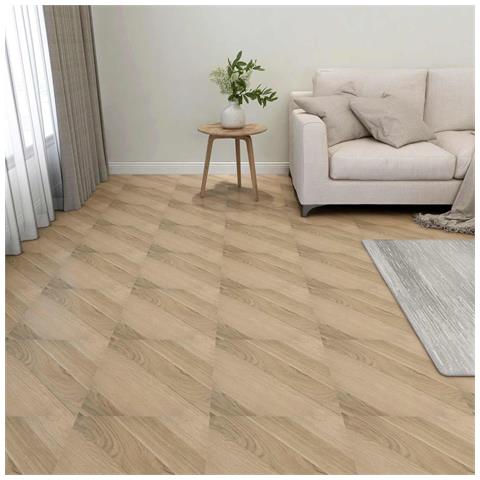 Tavole per Pavimenti 55 pcs Marrone 5,11 m² PVC - Foto 2