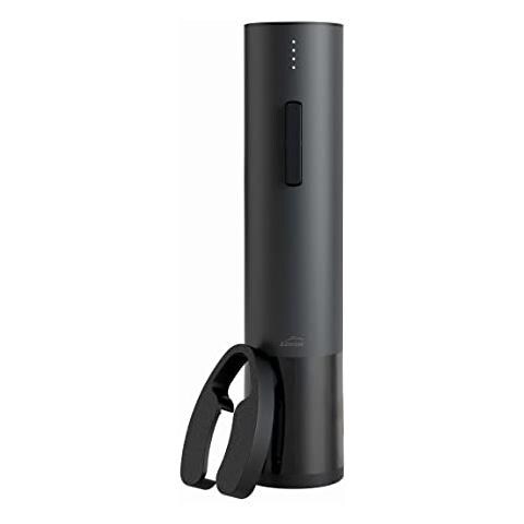 63056 - Cavatappi elettrico Black Luxe in acciaio inox, apribottiglie automatico - Foto 1