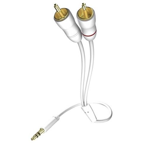0.5m Star MP3 Audio Cable, 0,5m, 3.5mm, 2 x RCA - Foto 1