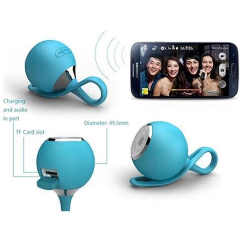 Mini Altoparlante Bluetooth Impermeabile Per Sport E Attività All'aperto S612 - Foto 5